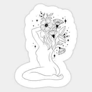 Floral Feminine Divine Sticker